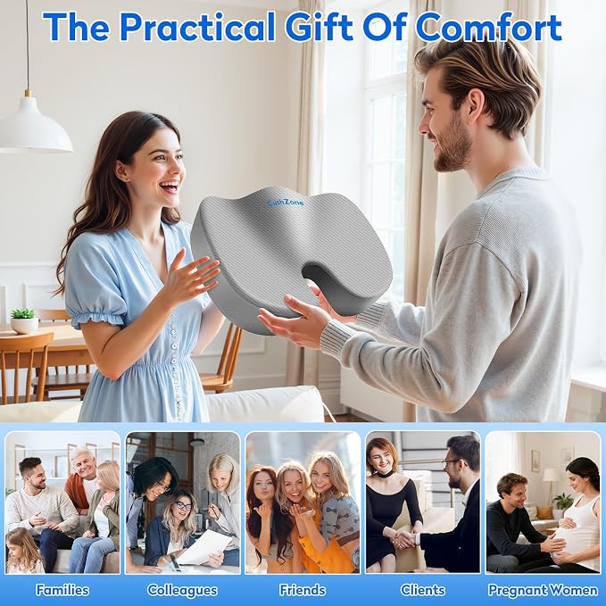 XXL Seat Cushion Office Car Seat Cushion, Memory Foam Cushion - Image 7