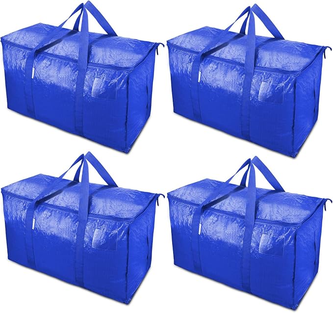TICONN 4 Pack Extra Large Moving Bags Heavy Duty by TICONN