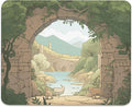 Whimsical Storybook Gateway Mouse Pad by Eiszuso