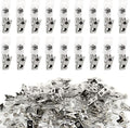 Happy Trees 100pc Metal Badge Clips by HappyTrees