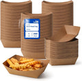 Fit Meal Prep [250 Pack 1 lb Paper Food Boats Heavy Duty Disposable Food Trays by FMPBRANDS