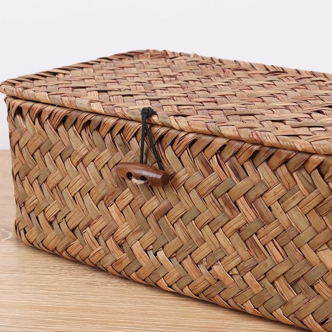 FEIALNDUO Wicker Shelf Baskets - Image 2