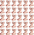 40 Pack Metal Clips 0.87 Inch Small Bull Binder Paper Clips by Unknown