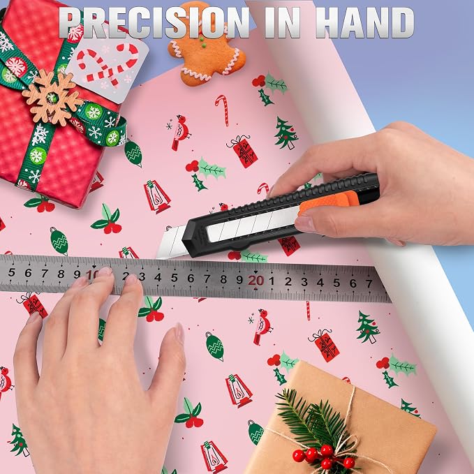 Retractable Utility Knife, 4 Pack Box Cutters - Image 4