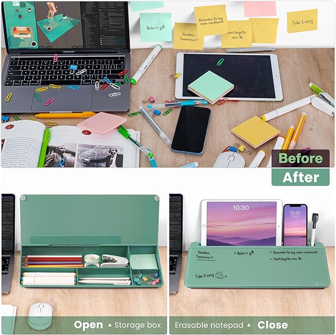Varhomax Glass Desk Whiteboard - Image 6