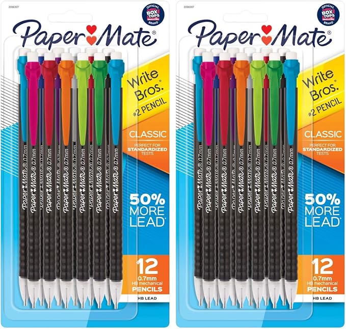 Paper Mate Write Bros. Classic Mechanical Pencils, 1 Dozen by Unknown