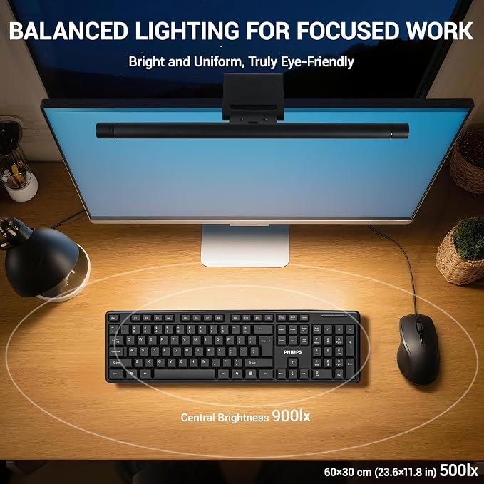 PROSmart Monitor Light Bar, Computer Monitor Lamp, 250LM No Glare Eye-Care LED - Image 4