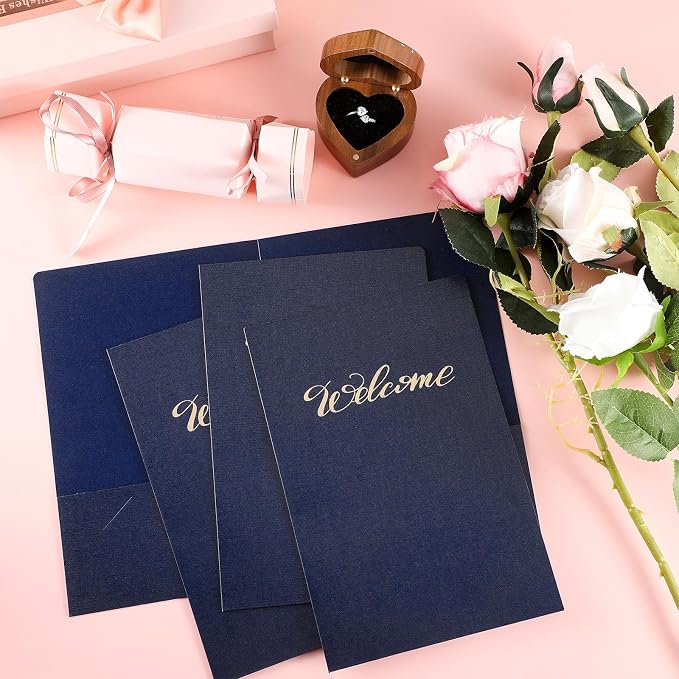 Affrolling 50 Pack 6 x 9 Inch Welcome Pocket Folders Church Visitor Welcome - Image 4