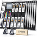 STAGEEK 21PCS Metal Mechanical Pencil Set, Art Lead Pencil 0.3, 2mm Holder by STAGEEK