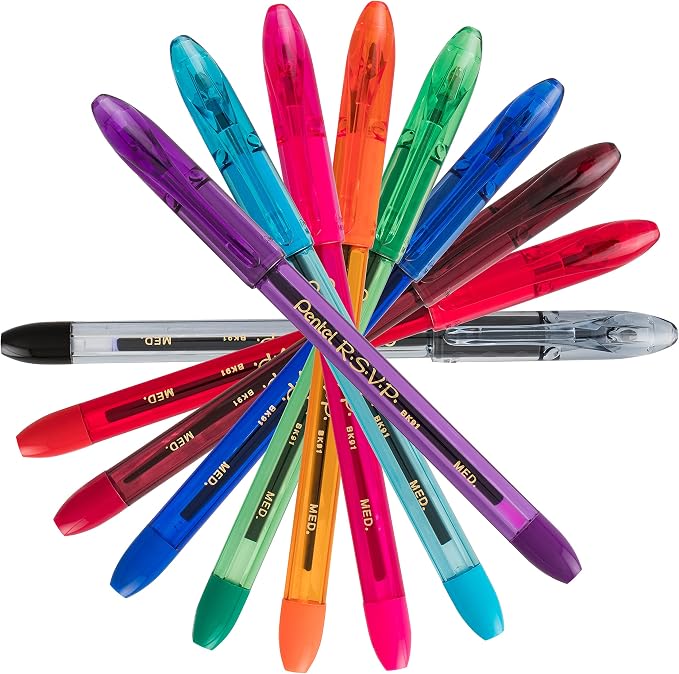Pentel R.S.V.P. COLORS BallPoint Pen, Medium Line - Image 6