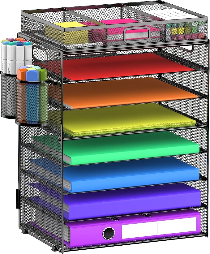8 Tier Paper Letter Tray Organizer - Image 2