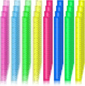 Teling 192 Pack Rulers Bulk for Classroom Transparent Colorful Metric Rulers by Teling