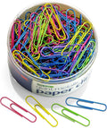 Officemate PVC-Free Assorted Color Coated Giant Paper Clips, 200 per Tub by Officemate