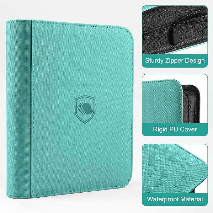 Toploader Binder, Holds 360 Toploaders, 100 Toploaders INCLUDED, 9-Pocket PU - Image 3