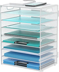 DALTACK 9-Tier Paper Organizer for Desk, Mesh Letter Tray Desk Organizer by DALTACK