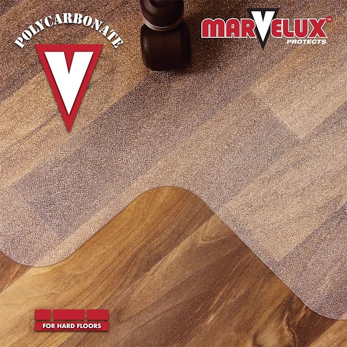Marvelux Heavy Duty Polycarbonate Office Chair Mat - Image 3