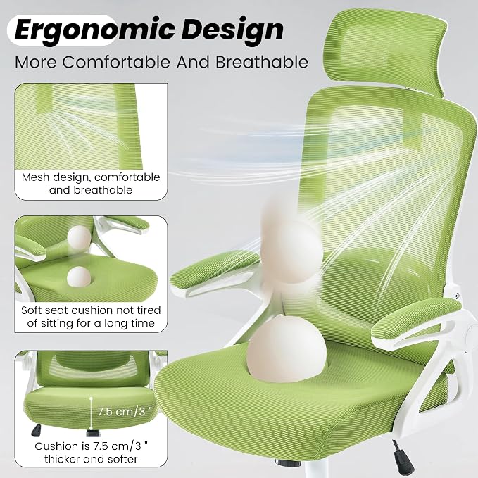 Fizzin Ergonomic Office Chair, 400 LBS Desk Chair - Image 6