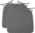 Ruqmuis Chair Cushions for Dining Chairs, D-Shaped Chair Pads by Ruqmuis