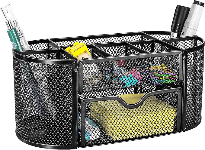Amazon Basics Mesh Desk Organizer - Image 4