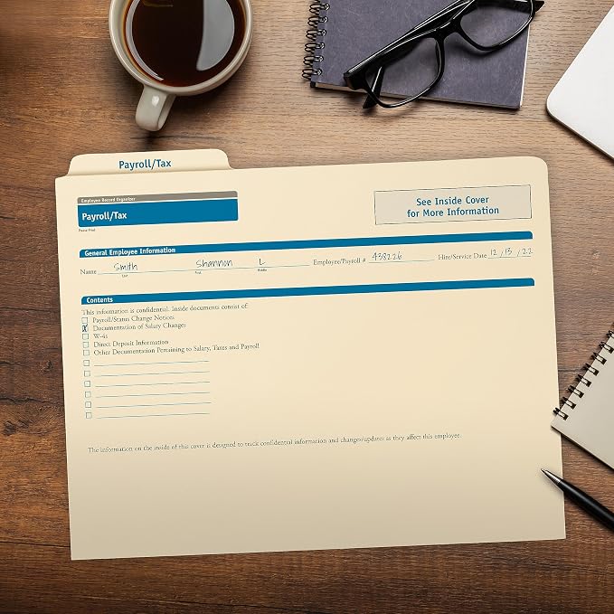 ComplyRight Payroll/Tax Folder, Document Filing Folder - Image 6