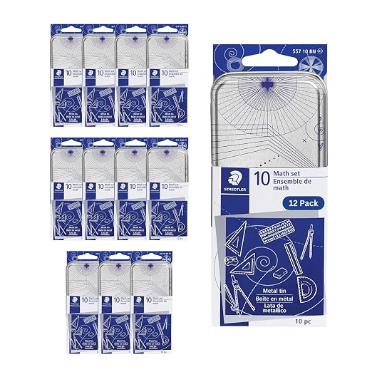 STAEDTLER 10-Piece Math Set by Staedtler