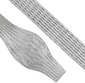 9/16" Wide Tinned Copper Braided Metal Wire Shielding Sleeve Ground Strap by BuyUneed