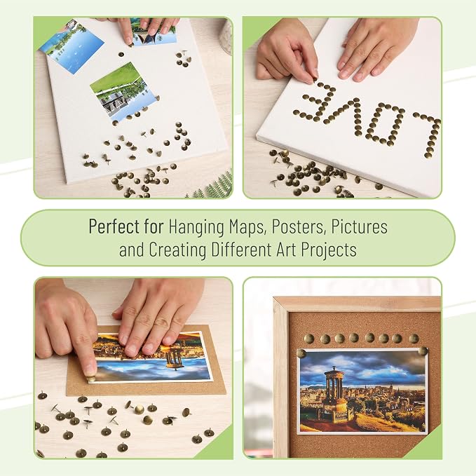 Mr. Pen- Thumb Tack, 500 Pack, Flat Push Pins Bulk | Metal Roundness Push Pins - Image 3