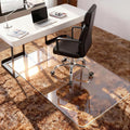 Azadx Tempered Glass Chair Mat for Carpet 32" x 48" Heavy Duty Office Chair Mat by Azadx
