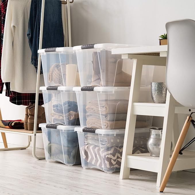 IRIS USA 32 QT Plastic Storage Box - Image 6