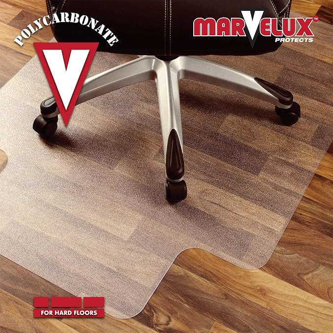 Marvelux Heavy Duty Polycarbonate Office Chair Mat - Image 6