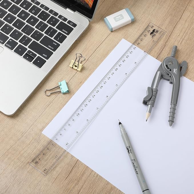 Mr. Pen- Plastic Rulers, 12 Inch, 18 Pack, Easy-to-Read Markings | - Image 5
