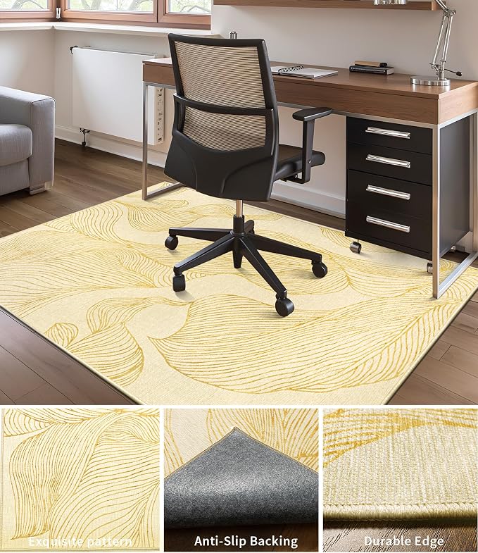 chakme Office Chair Mat for Hardwood Floor, Machine Wash - Image 5