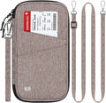 BKNOOU Passport Holder Family Rfid Blocking Travel Document Organizer, Travel by BKNOOU