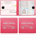 UYYE Car Registration and Insurance Card Holder, Vehicle Glove Box Car Organizer by UYYE