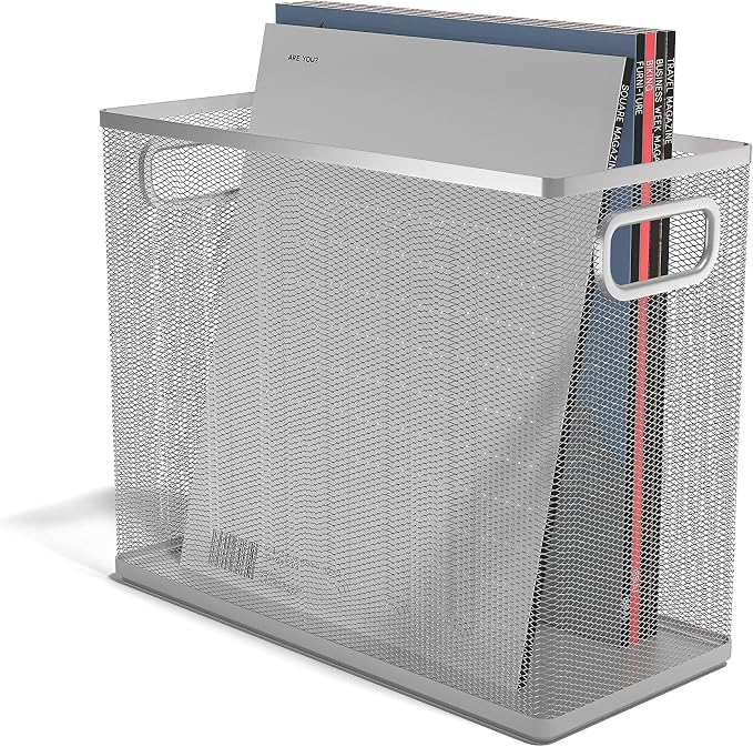 TRU RED Wire Mesh File Organizer, 2‑Pack – Vertical Desktop Sorter by TRURED