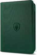 Premium Zip Card Binder, Fabmaker 9 Pocket Trading Card Binder, PU Cover Zipper by Fabmaker