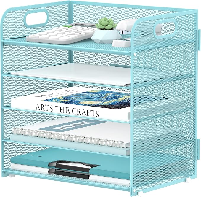 Supeasy 5 Trays Paper Organizer Letter Tray by SUPEASY