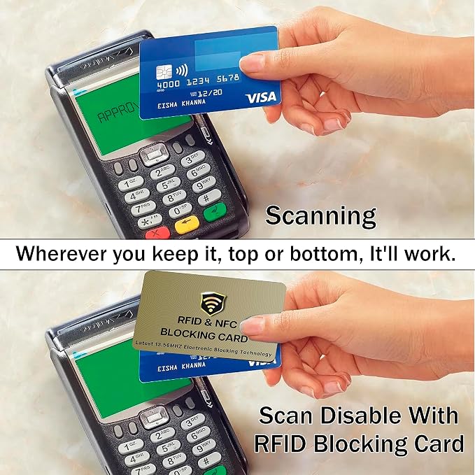 SaiTech IT RFID Blocking Card, 10 Pack Entire Wallet Purse Shield - Image 6
