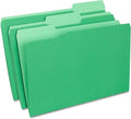 Staples File Folders, Legal Size, 1/3‑Cut Tabs, Durable Paper Stock, 200/Carton by Staples