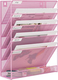 EasyPAG 5 Tier Wall File Holder, Mesh Hanging Folder Organizer by EasyPAG