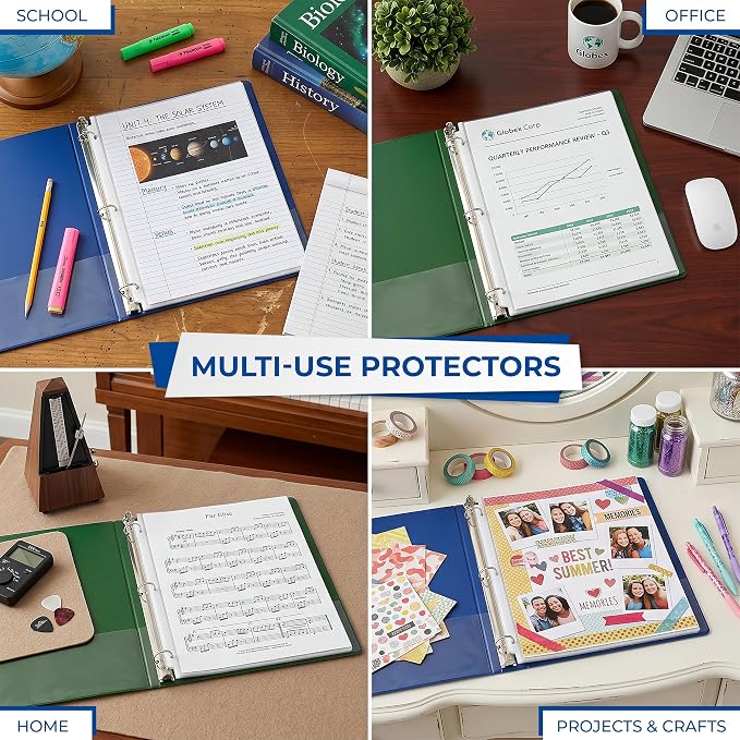 Samsill 100 Pack Sheet Protectors, 8.5x11 Inch Page Protectors - Image 6