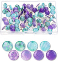 Mr. Pen- Flat Thumb Tacks, 80 Pack, Metal Push Pins by MrPen