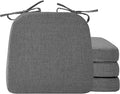 Ruqmuis Chair Cushions for Dining Chairs, D-Shaped Chair Pads by Ruqmuis