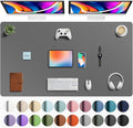 Aothia Faux Leather Desk Mat by AothiaSimpleNaturalUnique