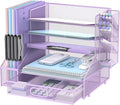 DALTACK Mesh Desk Organizer, 5-Tier Paper Letter Tray by DALTACK