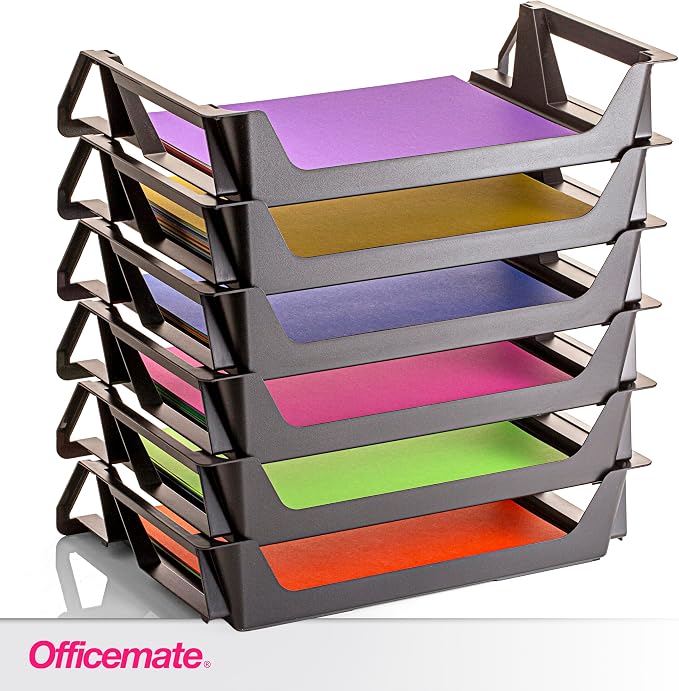 Officemate Recycled Desk Tray, Side Load, 15 1/8 x 8 7/8 x 15 - Image 4