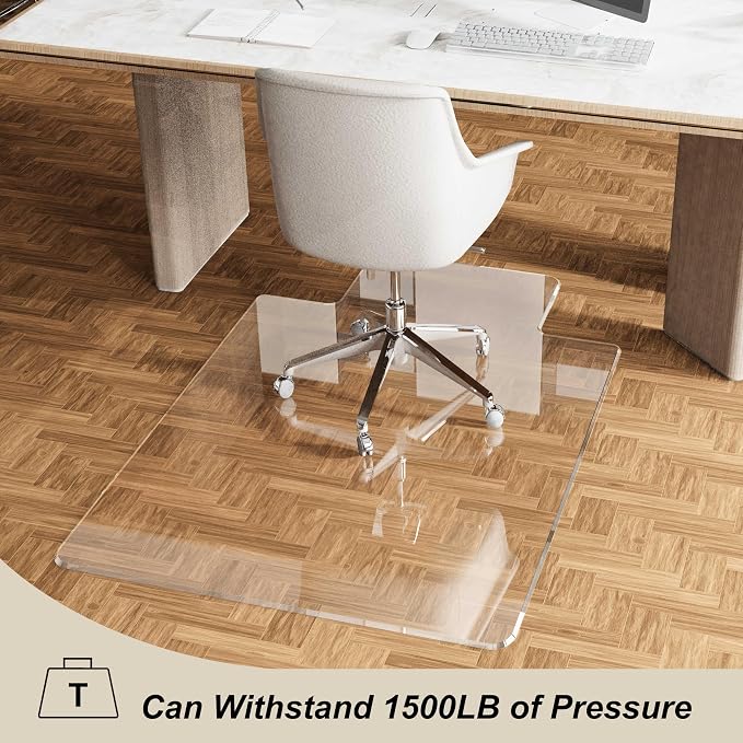 MESAILUP Beveled Edge Office Chair Mat - Image 5