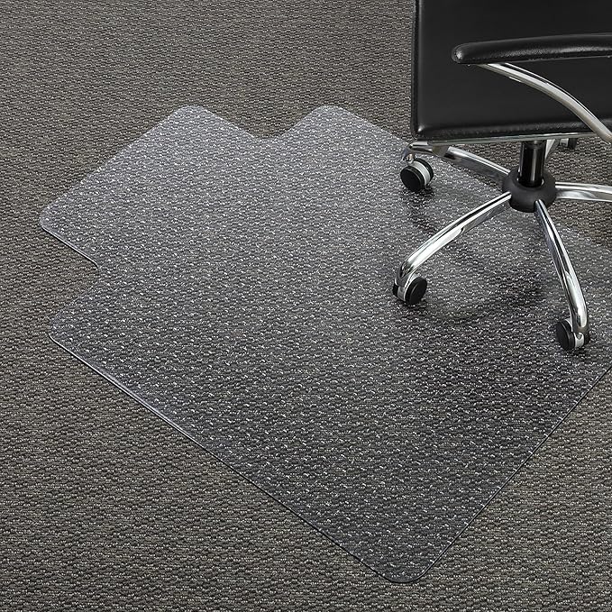 Staples Office Chair Mat, Low-Pile Carpets, Extended Under-Desk Coverage - Image 3