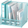SUPEASY Magazine File Holder Desk Organizer, Metal Binder Holder by SUPEASY