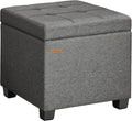 SONGMICS Square Storage Ottoman, Foot Stool Footrest by Unknown